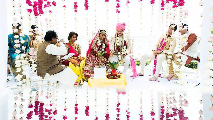 INDIAN JEWISH BREAKERS WEDDING BY GUERDY DESIGN